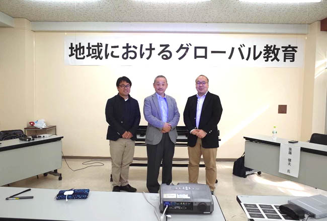 教育ジャーナリストの後藤健夫さんと斉藤マネージャー