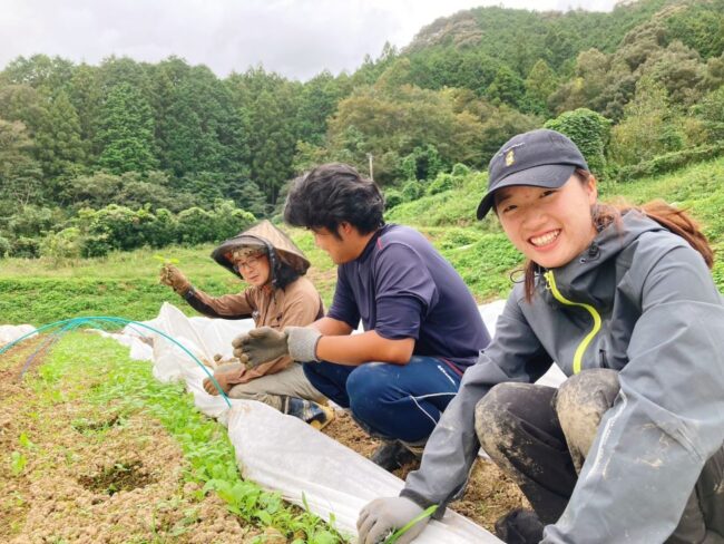 横山さん　流域野菜